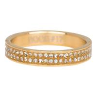 iXXXi Füllring DOUBLE ZIRKONIA gold - 4 mm