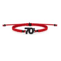 SAILBRACE Armband 70.3 BLACK RED BRAIDED