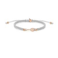 SAILBRACE Armband ROSÈ TENNIS GREY BRAIDED