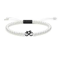 SAILBRACE Armband PEARL BLACK BIKE