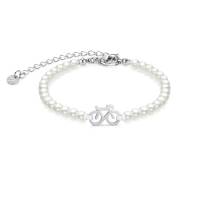 SAILBRACE Armband PEARL SILVER BIKE CHAIN
