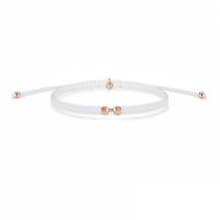 SAILBRACE Armband ROSÉ GYM WHITE BRAIDED