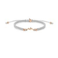 SAILBRACE Armband ROSÉ MOUNTAIN GREY BRAIDED
