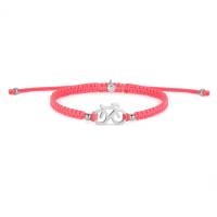 SAILBRACE Armband SILVER BIKE NEON PINK BRAIDED