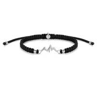 SAILBRACE Armband SILVER MOUNTAIN BRAIDED