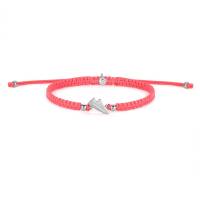 SAILBRACE Armband SILVER RUNNER NEON PINK BRAIDED