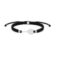 SAILBRACE Armband SILVER TENNIS BRAIDED