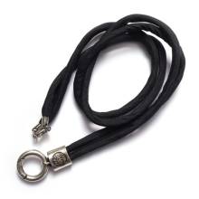 SchauTime SEIDENKETTE Black Sterling 88 cm