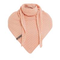 KNIT FACTORY Dreiecksschal VERA ecru apricot