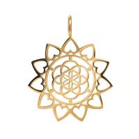 iXXXi Anhänger MANDALA gold Ø 2,5 cm