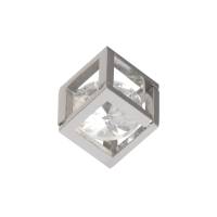 iXXXi Anhänger CHARM HOLLOW CUBE STONE silber