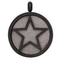 iXXXi Anhänger GLAMOUR STAR schwarz Ø 2,5 cm