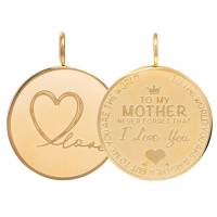 iXXXi Anhänger MOTHER LOVE BIG gold Ø 2,3 cm
