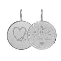 iXXXi Anhänger MOTHER LOVE SMALL silber Ø 1,8 cm