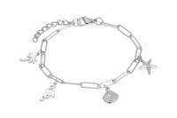 iXXXi Armband PARADISE WITH CHARMS silber