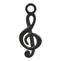 iXXXi Anhänger CHARM MUSIKSCHLÜSSEL schwarz