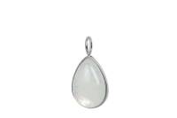 iXXXi Anhänger CHARM ROYAL STONE DROP WHITE silber