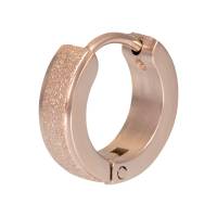 iXXXi Creolen SANDGESTRAHLT rosé