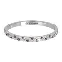 iXXXi Füllring BOHEMIAN BLACK silber - 2 mm