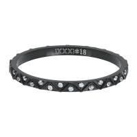 iXXXi Füllring BOHEMIAN CRYSTAL schwarz - 2 mm