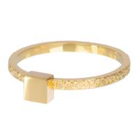 iXXXi Füllring ABSTRACT SQUARE gold - 2 mm