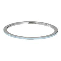 iXXXi Füllring LINE BLUE SMALL silber - 1 mm