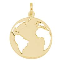 iXXXi Anhänger GLOBUS gold - Ø 2,5 cm
