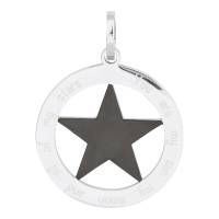 iXXXi Anhänger STERN silber schwarz - Ø 3,5 cm