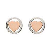 iXXXi Ohrstecker HERZ silber rosé