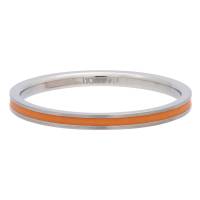 iXXXi Füllring LINE ORANGE silber - 2 mm