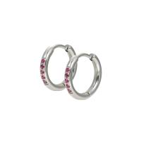 iXXXi Ohrstecker CREOLE FUCHSIA silber