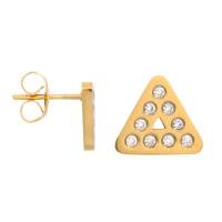 iXXXi Ohrstecker DESIGN TRIANGLE gold