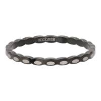 iXXXi Füllring OVAL SHAPE schwarz - 2 mm