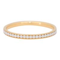 iXXXi Füllring ZIRKONIA WEIß gold - 2mm