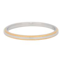 iXXXi Füllring DOUBLE GEAR silber gold - 2 mm