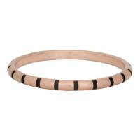 iXXXi Füllring STRIPES rosé / schwarz - 2 mm