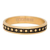 iXXXi Füllring BALL BEAR gold / schwarz - 4 mm