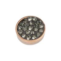 iXXXi Aufsatz TOP PART STONES black Diamond Ø 6 mm rosé