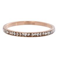 iXXXi Füllring ZIRKONIA KRISTALL rosé weiß - 2 mm