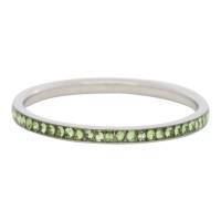 iXXXi Füllring ZIRKONIA KRISTALL silber peridot - 2 mm