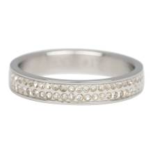 iXXXi Füllring DOUBLE ZIRKONIA silber - 4 mm