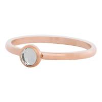iXXXi Füllring 1 Kristall weiß Ø 6 mm rosé - 2 mm
