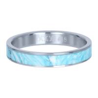 iXXXi Füllring BLUE PARADISE silber - 4 mm