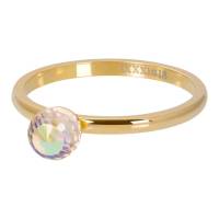 iXXXi Füllring CRYSTAL GLASS BALL multicolor gold - 2 mm