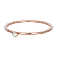 iXXXi Füllring ZIRKONIA 1 KRISTALL GRÜN rosé - 1 mm