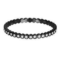 iXXXi Füllring SMALL CIRCLE STONE schwarz - 2 mm