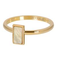 iXXXi Füllring STONE YELLOW SHELL gold - 2 mm