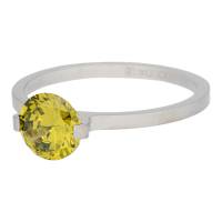 iXXXi Füllring GLAMOUR STONE oliv silber matt - 2 mm