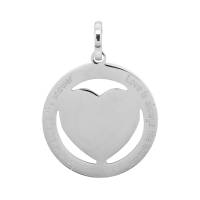 iXXXi Anhänger HERZ silber - Ø 3,5 cm