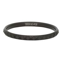 iXXXi Füllring PYRAMIDENRING schwarz - 2 mm